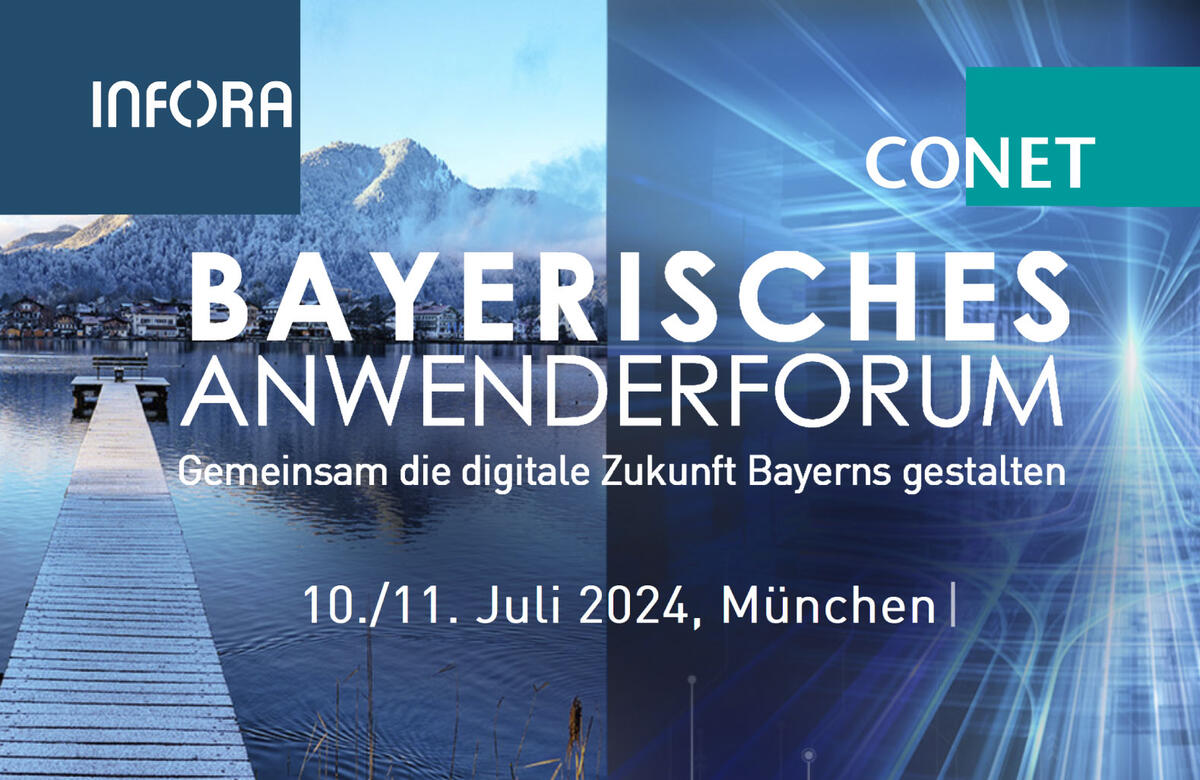 Bayrisches Anwenderforum 2024 in München - Wir sind dabei!
